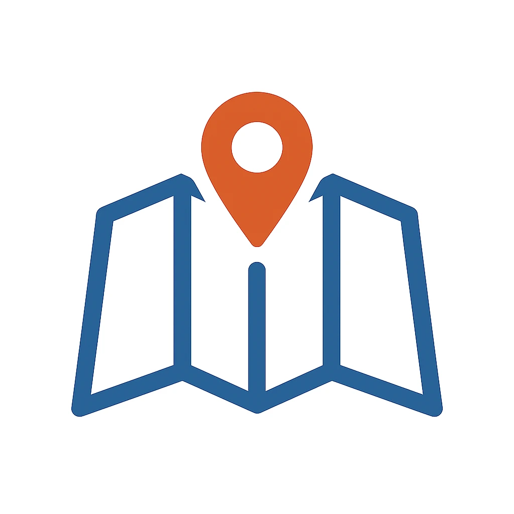 Map with Pin